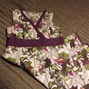 Purple flower dress